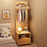 Stylish Solid Wood Scandinavian Coat Rack for Home or Office Use