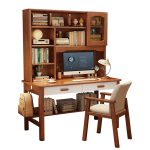 Stylish Solid Wood Scandinavian Desk for Home and Office Interiors