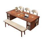 Stylish Solid Wood Scandinavian Desk for Home and Office Interiors