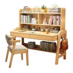 Stylish Solid Wood Scandinavian Desk for Home and Office Interiors