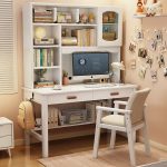 Stylish Solid Wood Scandinavian Desk for Home and Office Interiors