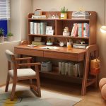 Stylish Solid Wood Scandinavian Desk for Home and Office Interiors