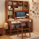 Stylish Solid Wood Scandinavian Desk for Home and Office Interiors