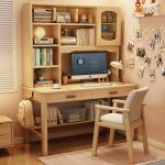Stylish Solid Wood Scandinavian Desk for Home and Office Interiors