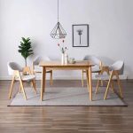 Sustainable Solid Wood Scandinavian Dining Table