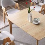 Sustainable Solid Wood Scandinavian Dining Table