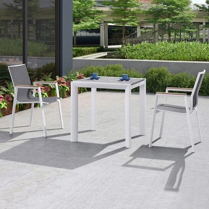 Enjoy seamless outdoor dining with premium furniture choices