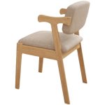 Timeless Scandinavian Design Solid Wood Backrest Chair