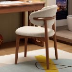 Timeless Scandinavian Design Solid Wood Backrest Chair