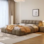 Versatile Upholstered Bed with Minimalist Appeal