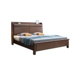 Premium Solid Walnut Wood Bed Frame – Handcrafted Luxury for Modern Bedrooms