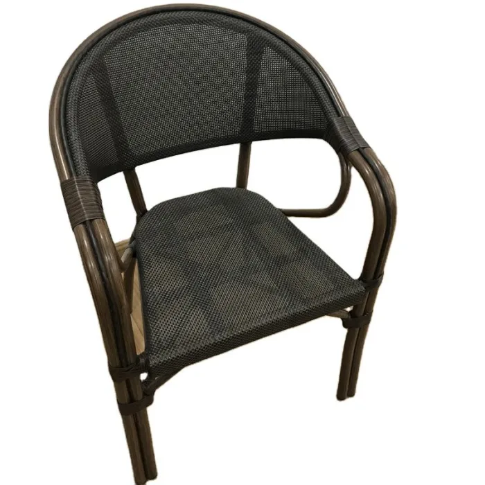 Outdoor cafe stools with backs