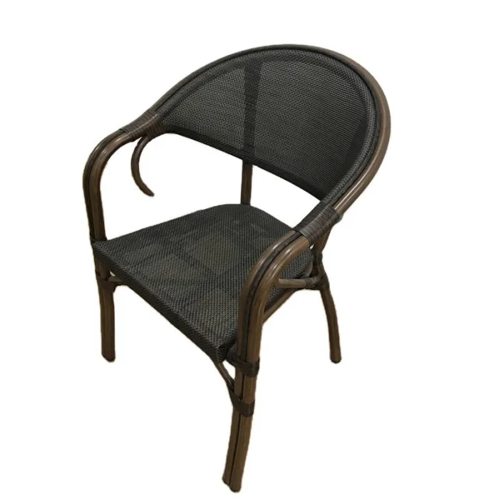 Outdoor cafe stools with backs