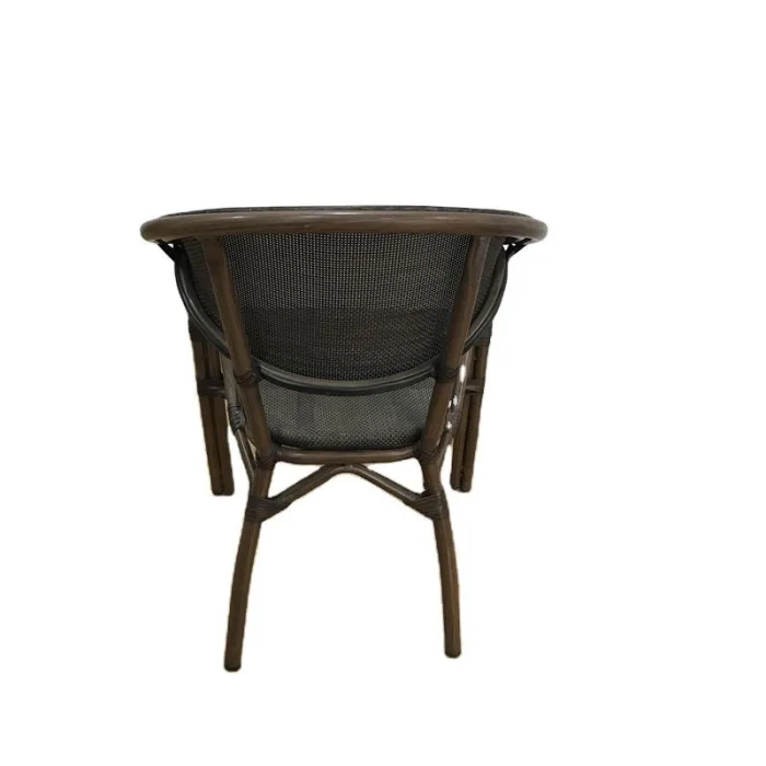 Outdoor cafe stools with backs
