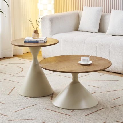Wood and Metal Nordic Coffee Table for Wholesale Distribution