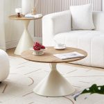 Wood and Metal Nordic Coffee Table for Wholesale Distribution