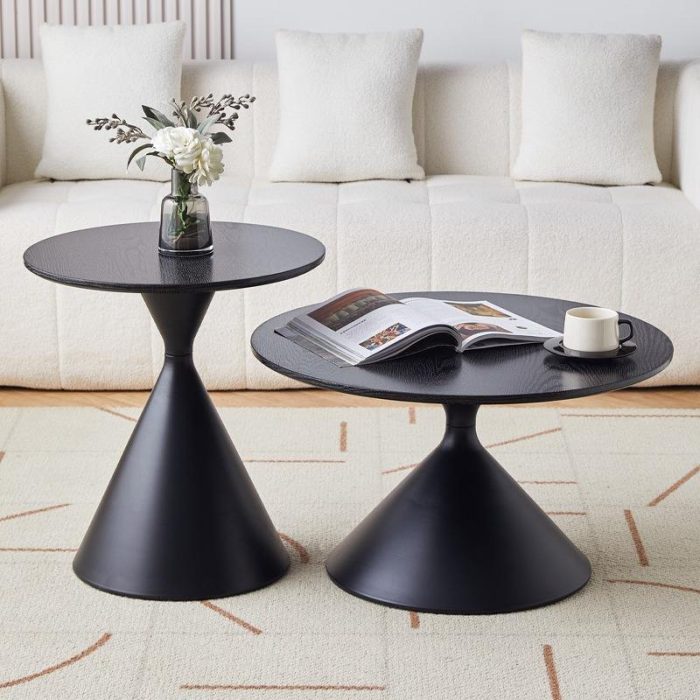 Wood and Metal Nordic Coffee Table for Wholesale Distribution