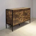 Maximize space with multifunctional drawer storage cabinets.