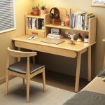 Eco-Friendly Solid Wood Scandinavian Desk for Home and Office Use