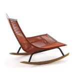 Industrial metal cafe chairs
