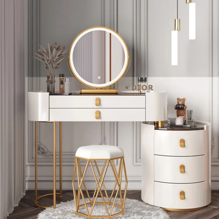 Industrial-Chic Metal Frame Vanity​