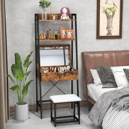 Glamour vanity sets with lighting