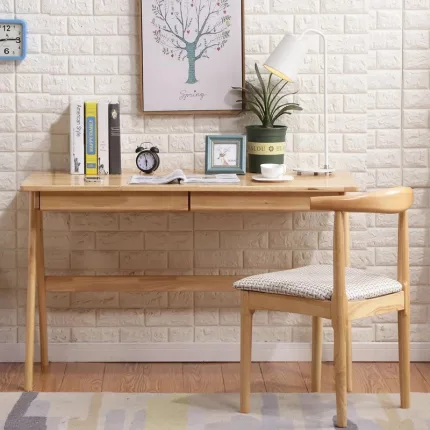 Student Solid Wood Desk – Ergonomic Writing Table