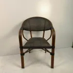 Outdoor cafe chairs with tilt function