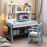 Multi-Functional Adjustable Desk - Solid Wood Construction with Built-in Storage