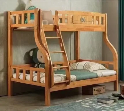 Sustainable Solid Wood Bunk Bed for Eco-Conscious Consumers