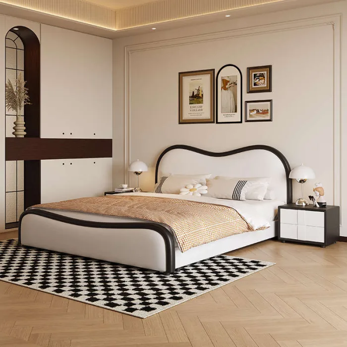 Versatile Upholstered Bed with Minimalist Appeal