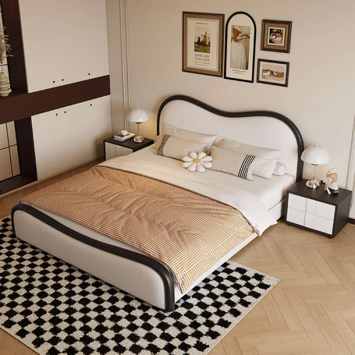 Versatile Upholstered Bed with Minimalist Appeal