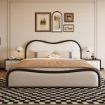 Versatile Upholstered Bed with Minimalist Appeal