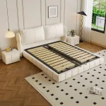 Sleek Upholstered Bed with Clean Lines for Modern Homes
