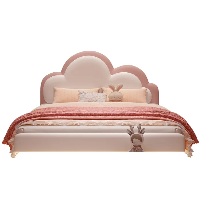 Modern Minimalist Dreamy Princess Solid Wood Children’s Bed