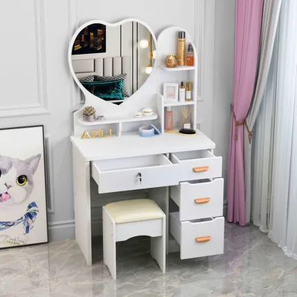 Simple Vanity Table with StorageXJ-70#AXJ