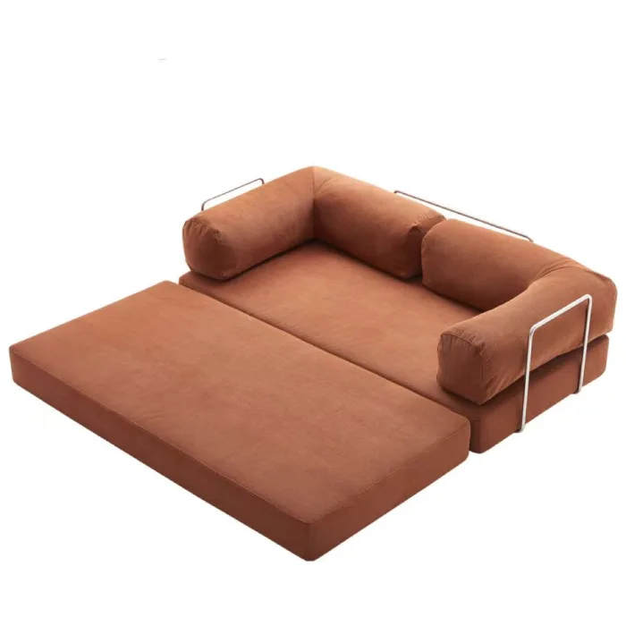 Compact Mid-Century Sofa – Compressed Package for Easy Bulk Shipping