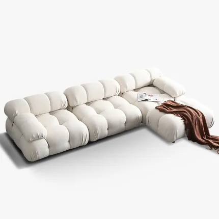 Contemporary Scandinavian Lounge Sofa – Compact and Functional