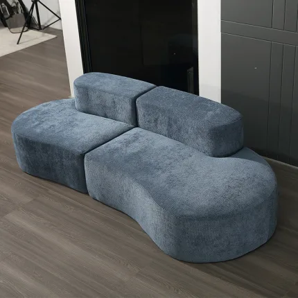 Contemporary Scandinavian Lounge Sofa – Compact and Functional