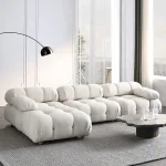 Contemporary Scandinavian Lounge Sofa – Compact and Functional