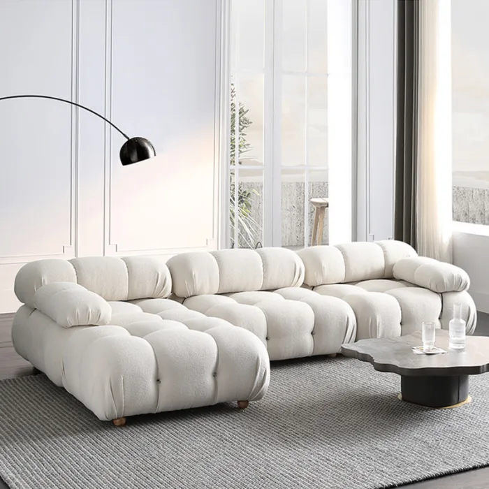 Contemporary Scandinavian Lounge Sofa – Compact and Functional