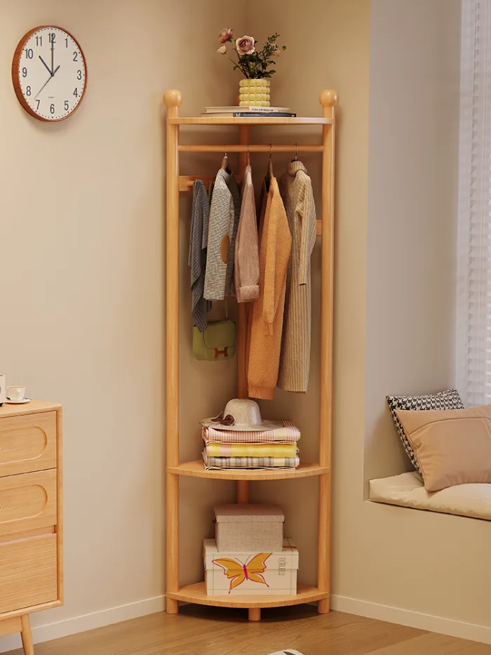 Contemporary Wooden Hall Tree Stand – Sleek & Durable Design