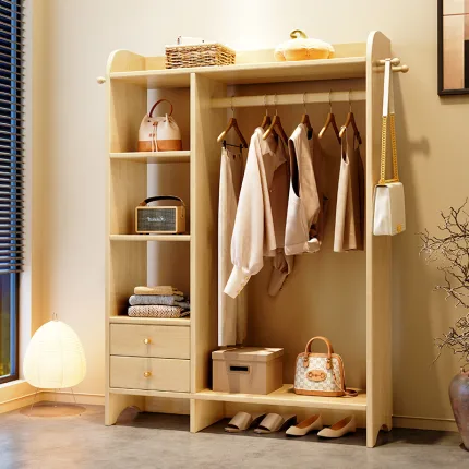 Contemporary Wooden Hat & Coat Stand