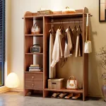 Contemporary Wooden Hat & Coat Stand