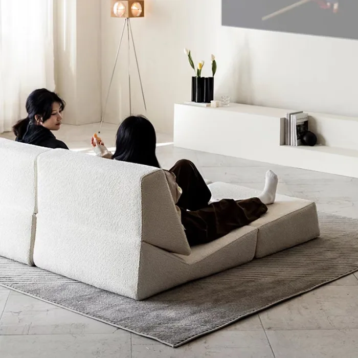 Ergonomic Nordic Lounge Sofa – Comfort with Style