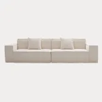 Flat-Pack Mid-Century Sofa – Classic Design, Efficient Logistics