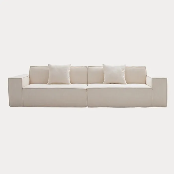 Flat-Pack Mid-Century Sofa – Classic Design, Efficient Logistics
