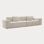 Flat-Pack Mid-Century Sofa – Classic Design, Efficient Logistics