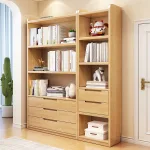 Freestanding Wooden Bookshelf – Modern Storage for Books & Decor