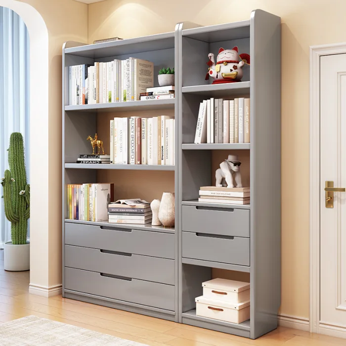 Freestanding Wooden Bookshelf – Modern Storage for Books & Decor
